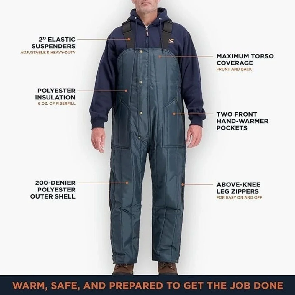 RefrigiWear Econo-Tuff Insulated High-Bib Overalls 15°F Comfort Rating - Medium - Picture 3 of 3